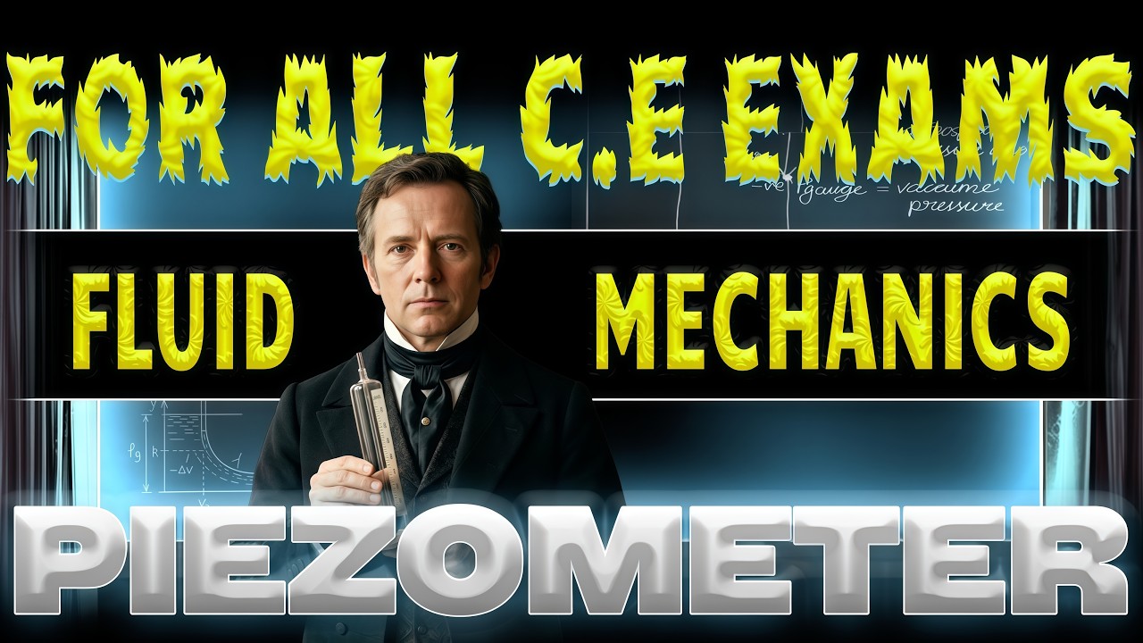 Piezometer | Pressure Measuring Device | Fluid Mechanics | SSC JE/RRB JE/GATE/ESE/BEU etc EXAMS