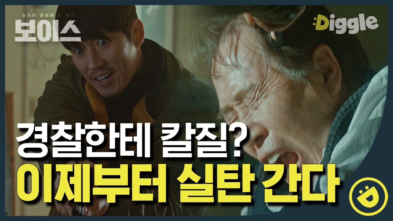 [#보이스1] EP12-05 감히 대한민국 경찰한테 칼질을 해? 이제부터 내가 실탄 쏴도 정당방위다.│#디글
