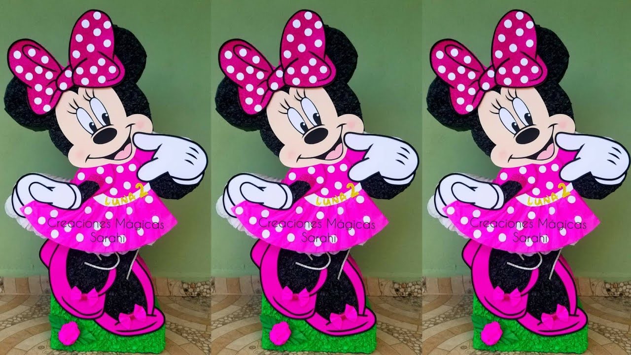 Piñata Minnie Mouse || Creaciones Mágicas Sarahí