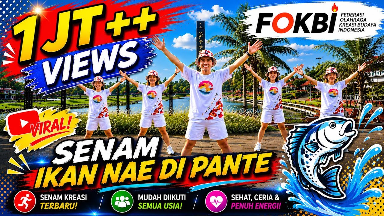 Senam Kreasi Budaya NTT “Ikan Nae Di Pante” by FOKBI