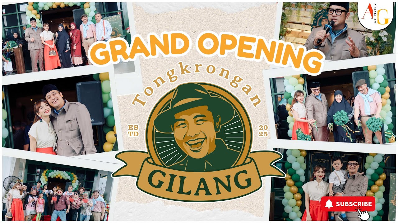 Grand Opening Tongkrongan Gilang 🎉 ( Gilang Dirga, Adiezty Fersa, Gin Dirga)