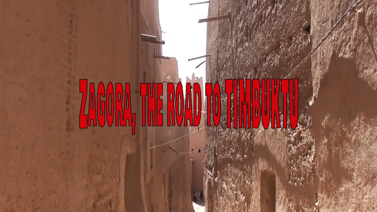 Zagora Morocco, the road to Timbuktu, the city center, the KASBAH and the Oasis