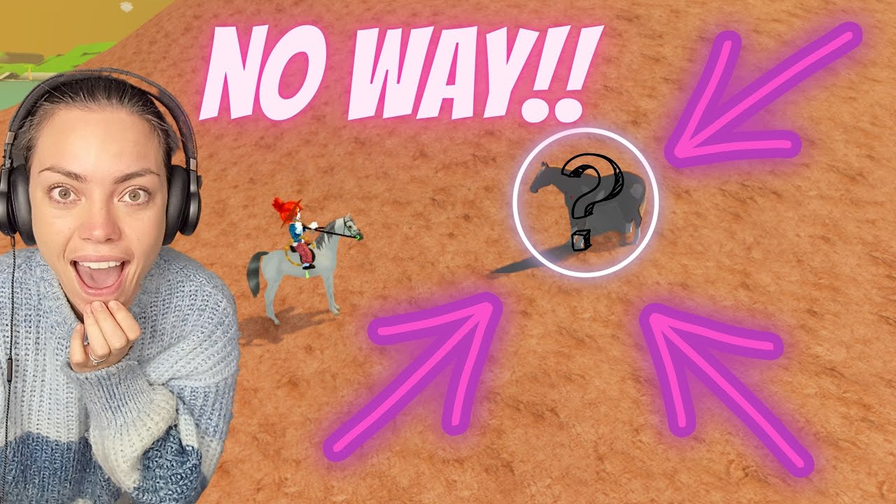 I WILL NOT LEAVE UNTIL I FIND A RARE WILD HORSE!! *DESERT*  Wild Horse Island's // ROBLOX