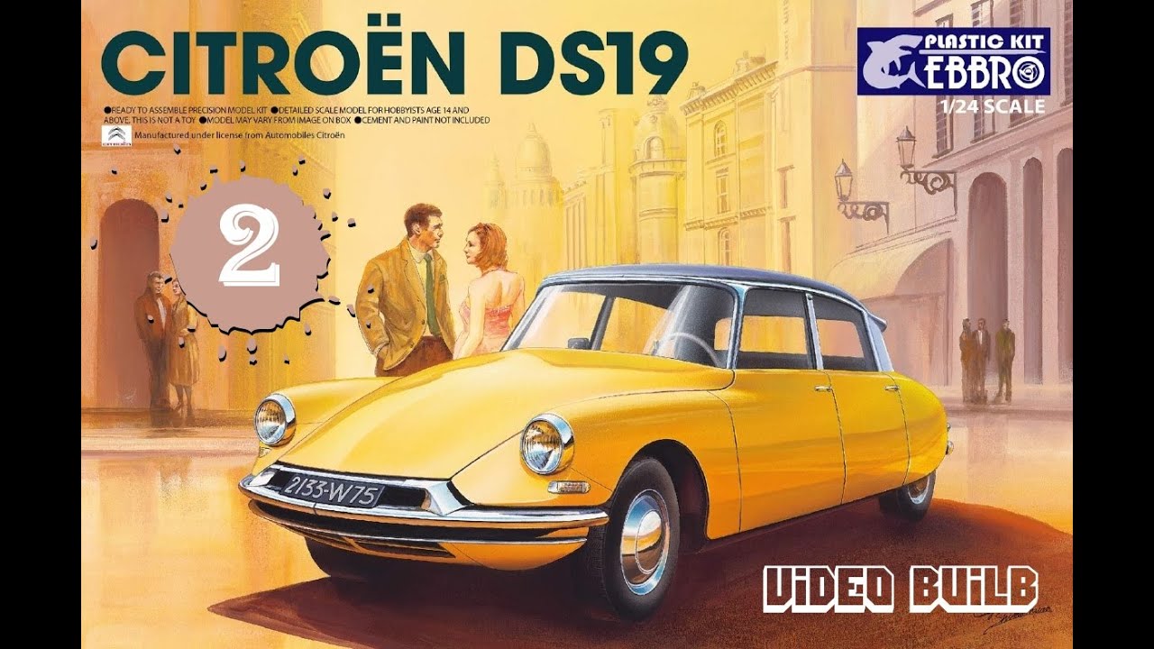 ◄ EBBRO: CITROEN DS 19 ►PART 1 Moteur partie 2