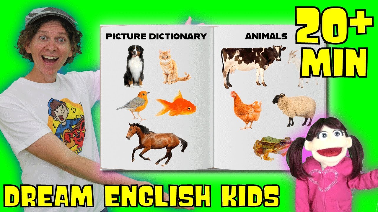 Animals Picture Dictionary And More | Dream English Kids