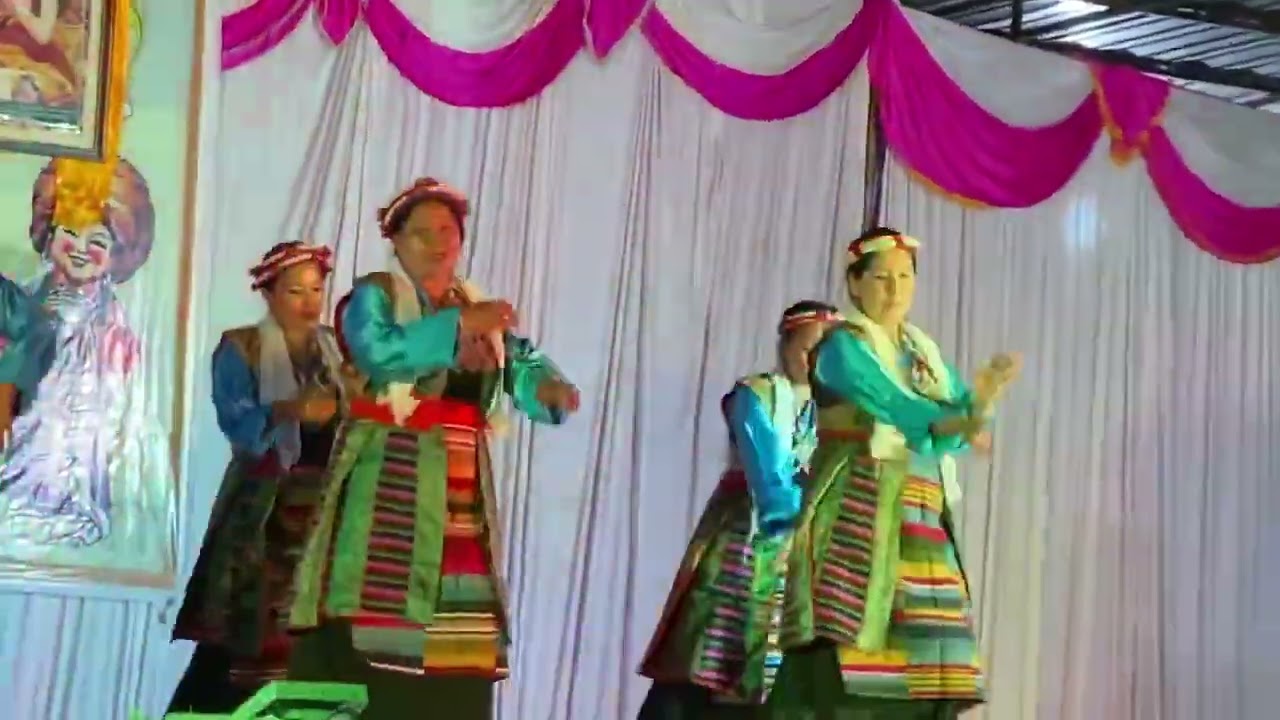 New Tibetan Dance  Trisong Detsen Dance by Camp no 8