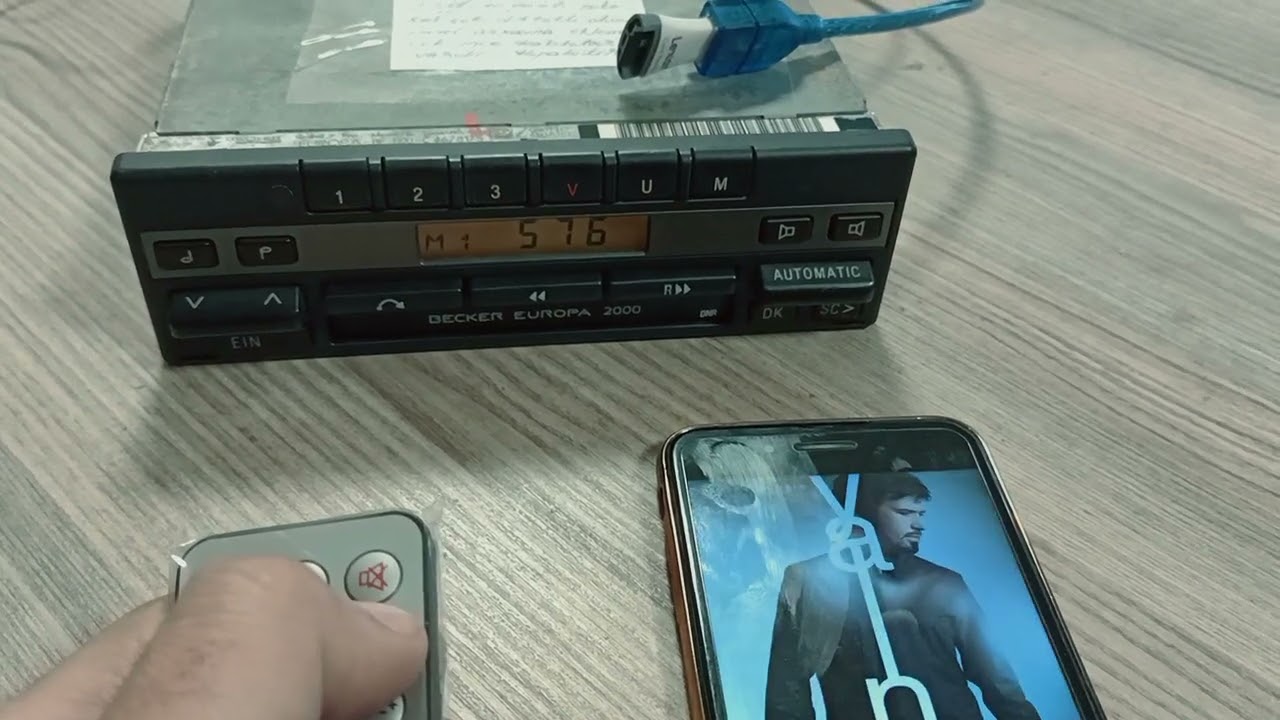 Becker Europa 2000 Bluetooth USB handsfree ve uzaktan kumanda uygulaması
