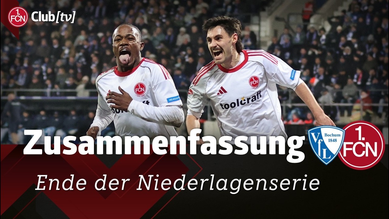 Bochum - Nürnberg Zusammenfassung | 23. Spieltag der 2. Bundesliga | 1. FC Nürnberg