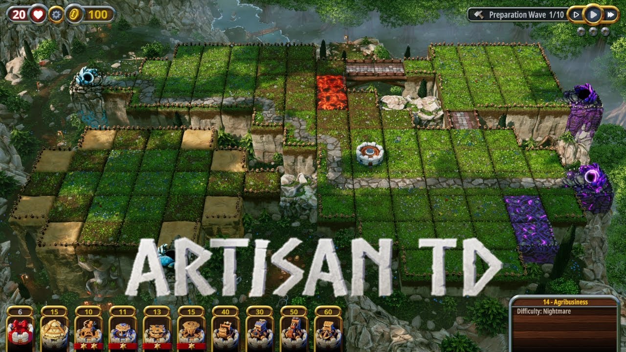 Artisan TD - 14. Agribusiness (Nightmare Difficulty with 3 Stars)
