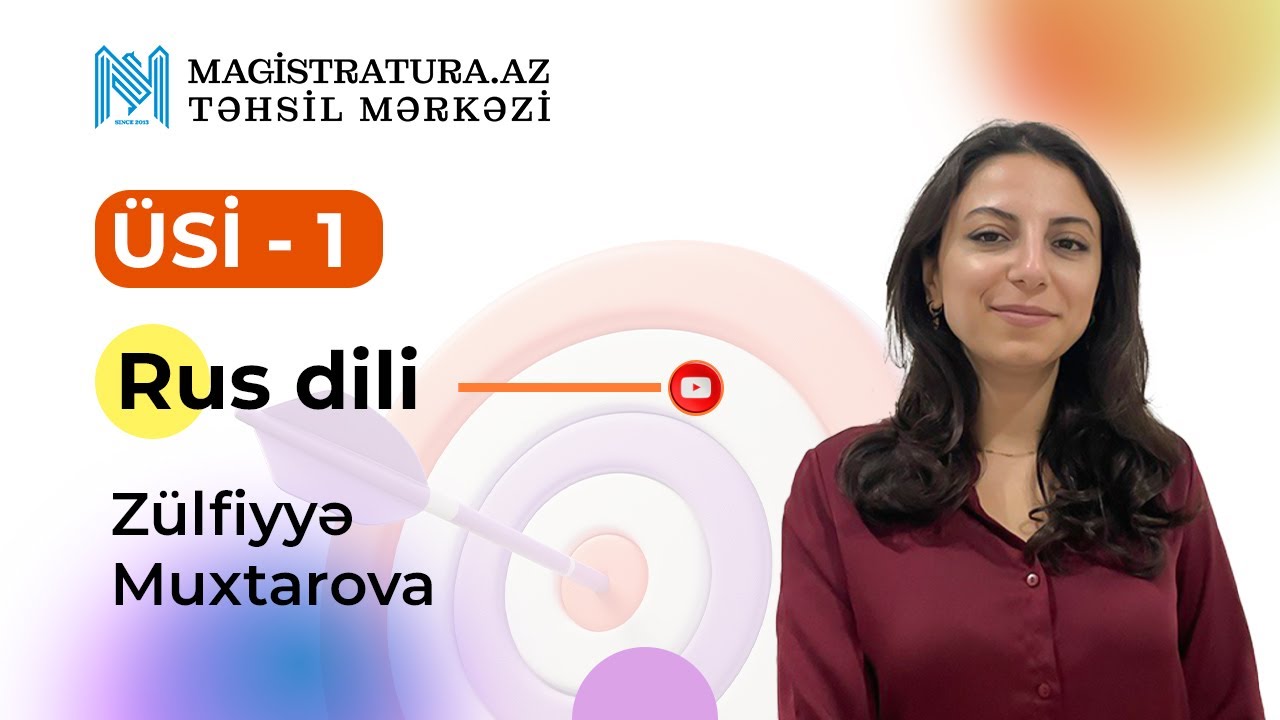 MAGİSTRATURA.AZ -  RUS DİLİ - ÜSİ - 1