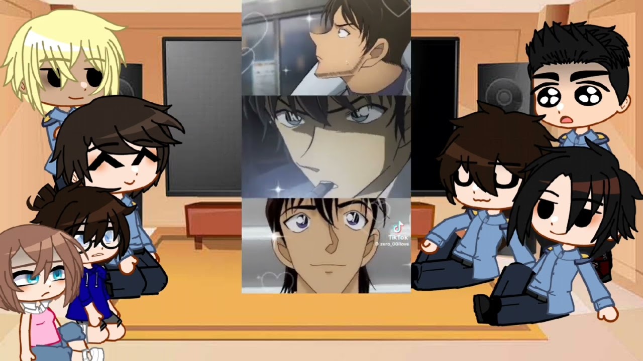 Detective conan react to / Gacha club