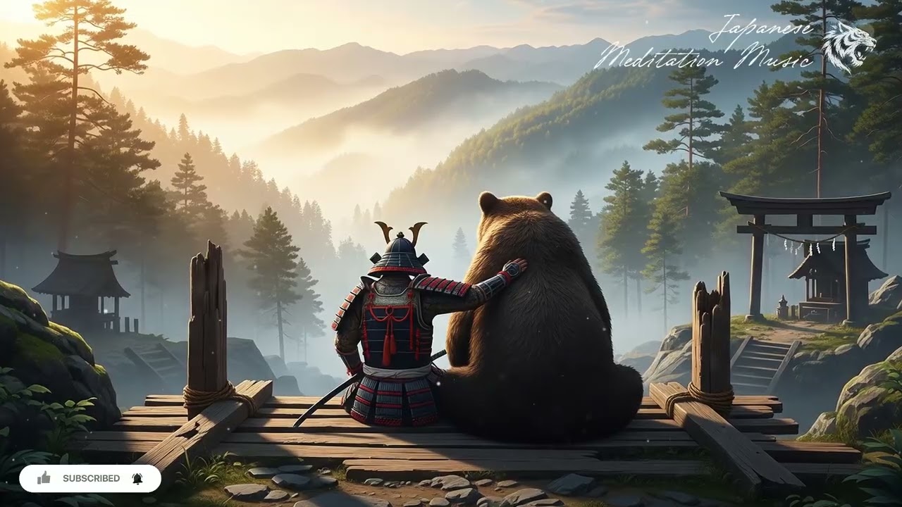 Steadfast Bear (不動の熊) - Clears the mind fast and clean | Japanese Instrumental Music for Sleep