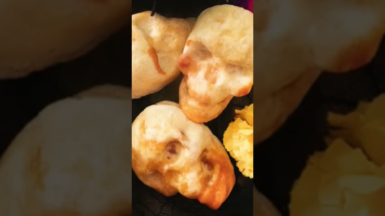 Stuffed Pizza Skulls | Shorts | Kravings