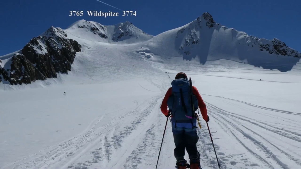 WILDSPITZE 3774m.u.m Top of Tirol Skitour Scialpinismo