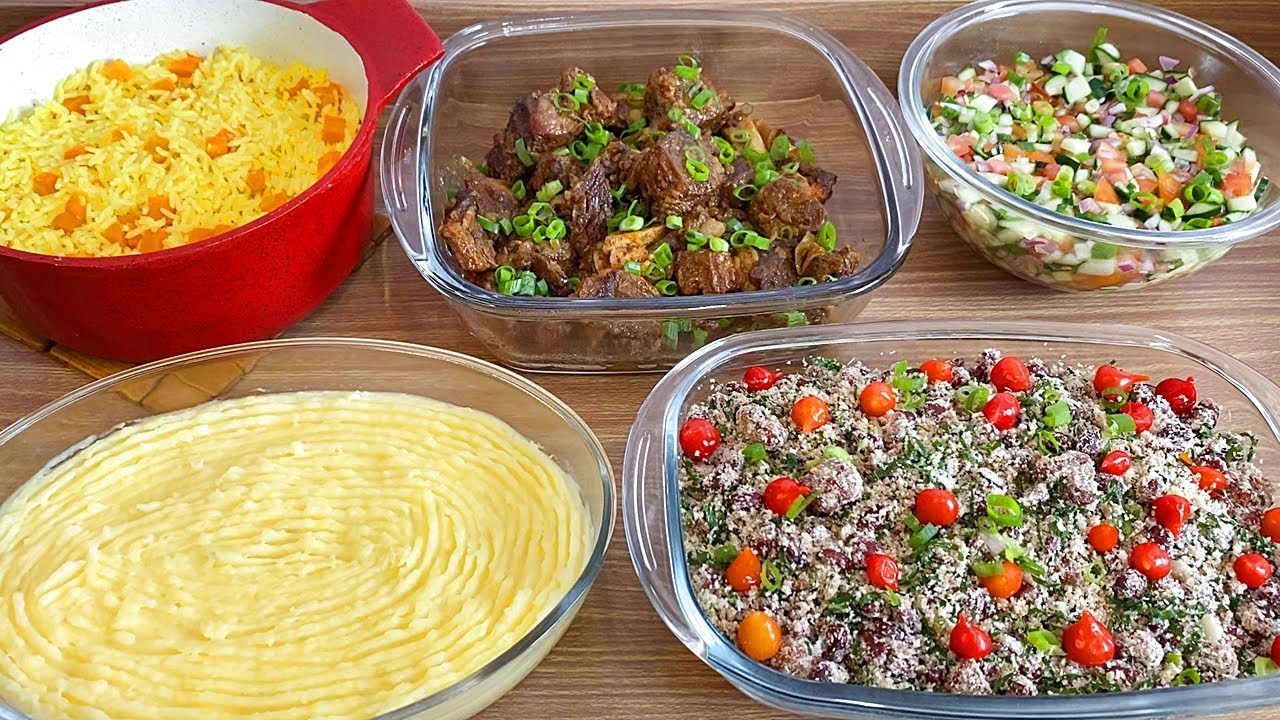 ALMOÇO COMPLETO E SABOROSO PARA O DOMINGÃO