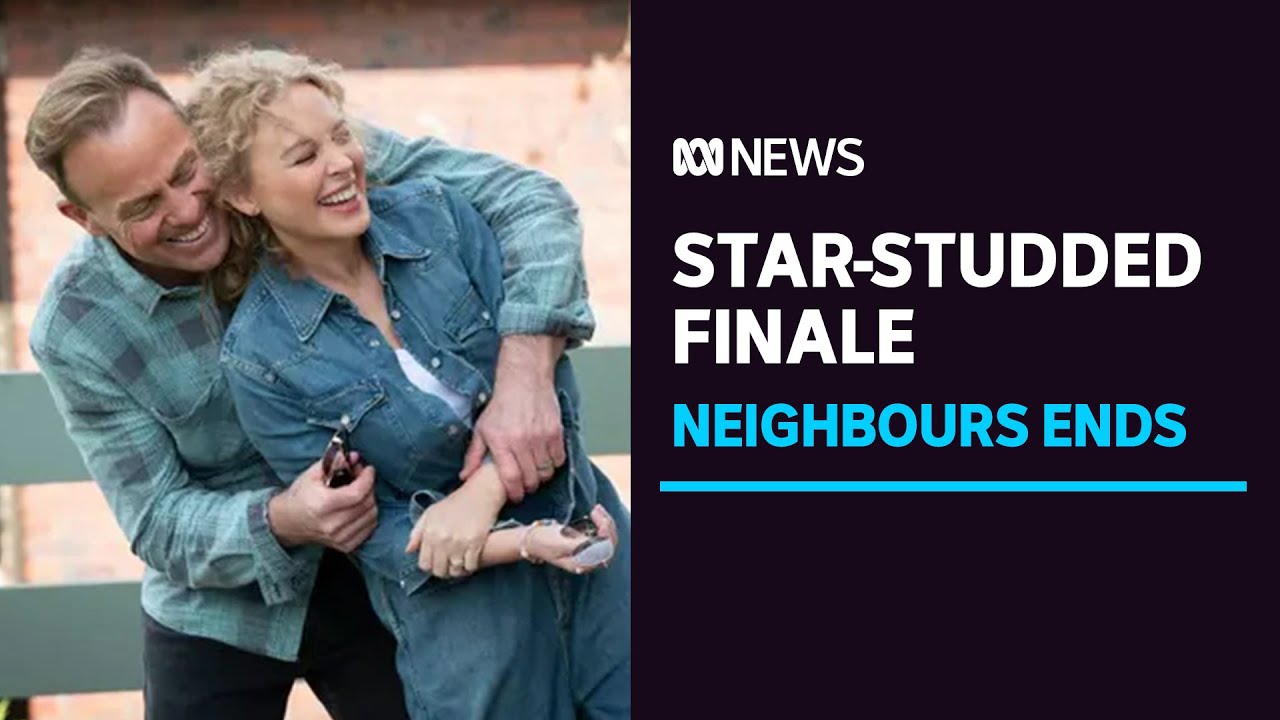Famous faces rejoin Neighbours for Australian soap's big finale | ABC News