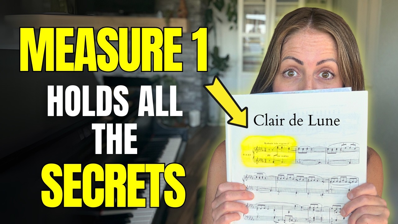 Clair De Lune by Debussy (What Most People Miss in Measure 1)