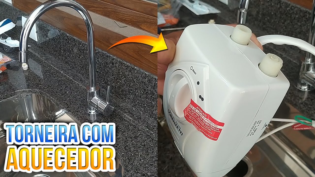 COMO INSTALAR TORNEIRA MONOCOMANDO COM AQUECEDOR (Passo a Passo)