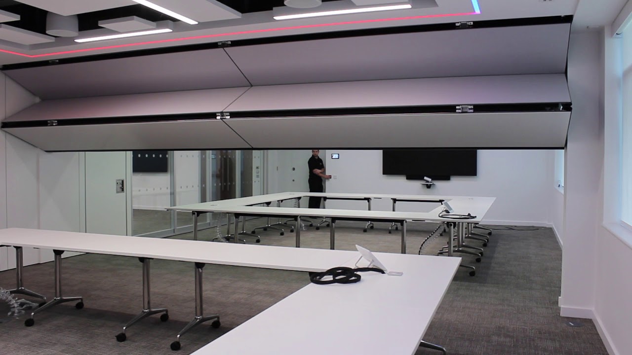 Combined Fully Automatic Moveable Wall Solution