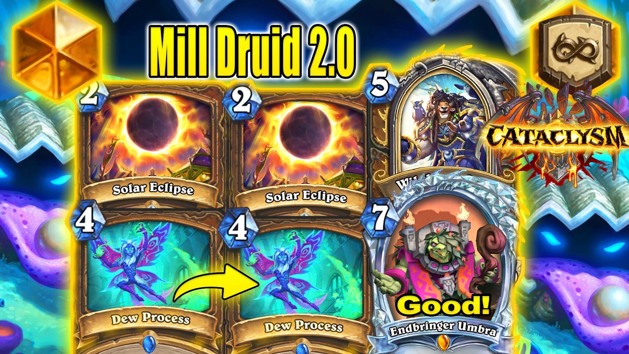 NEW Mill Druid 2.0 Deck in 2026 Is Back To Burn All Opponents Cards At CATACLYSM | Hearthstone
