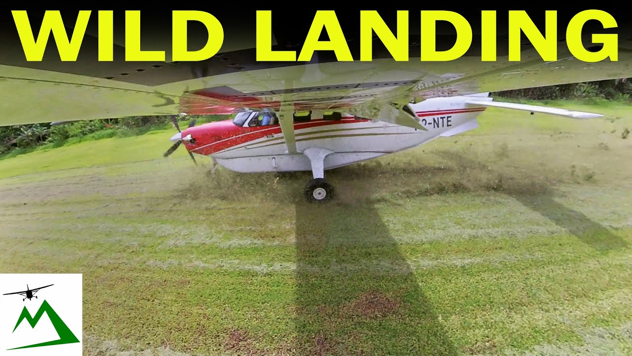EXCITING Landing on a TINY Jungle Runway