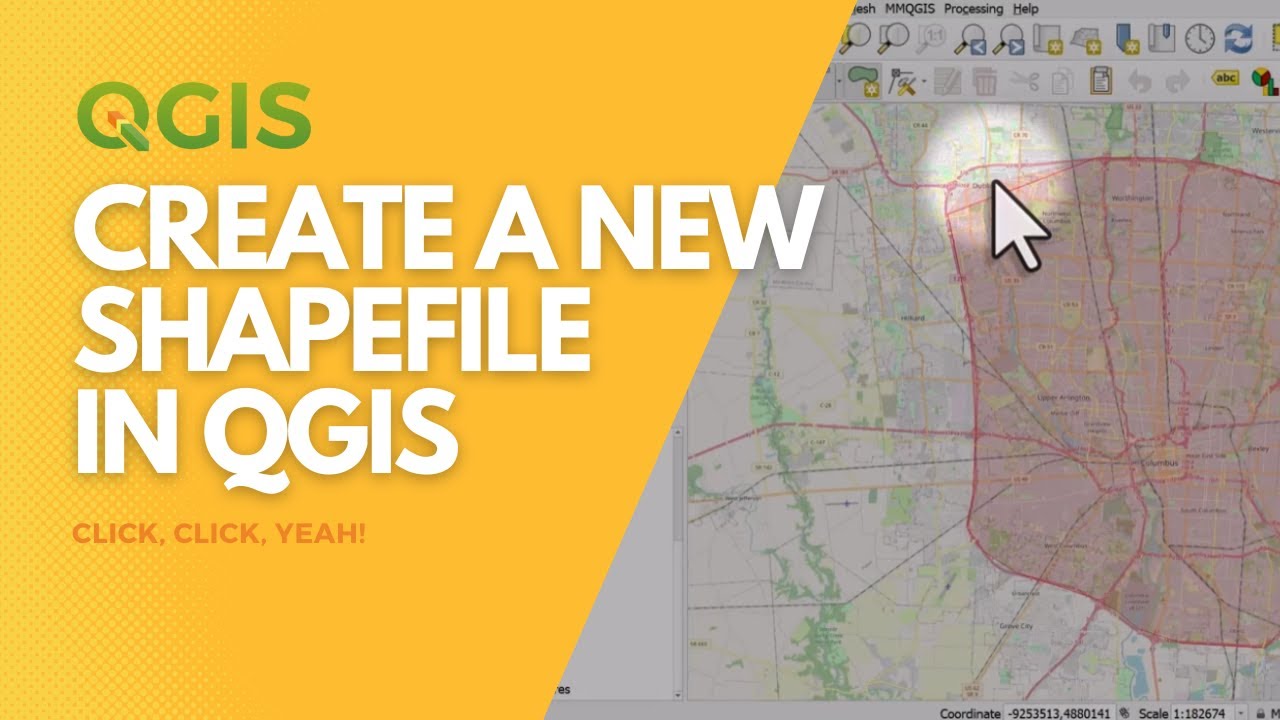 Создать новый шейп-файл в QGIS
