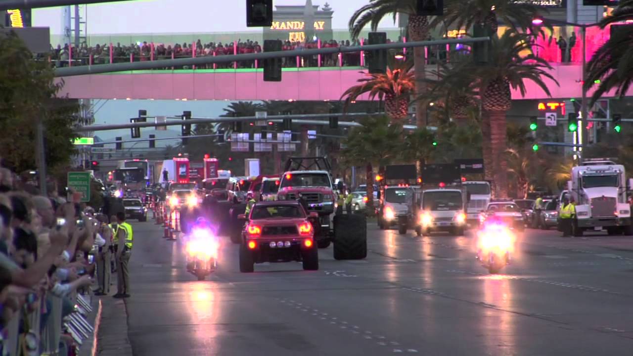 Monster Jam World Finals 14 XIV (2013) Past Champions Procession