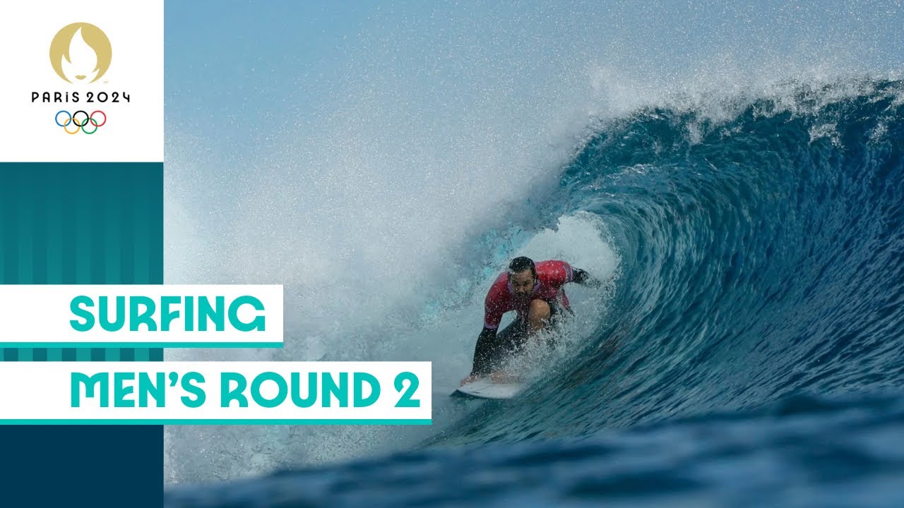 Men&rsquo;s Round 2 | Surfing | #Paris2024 Highlights