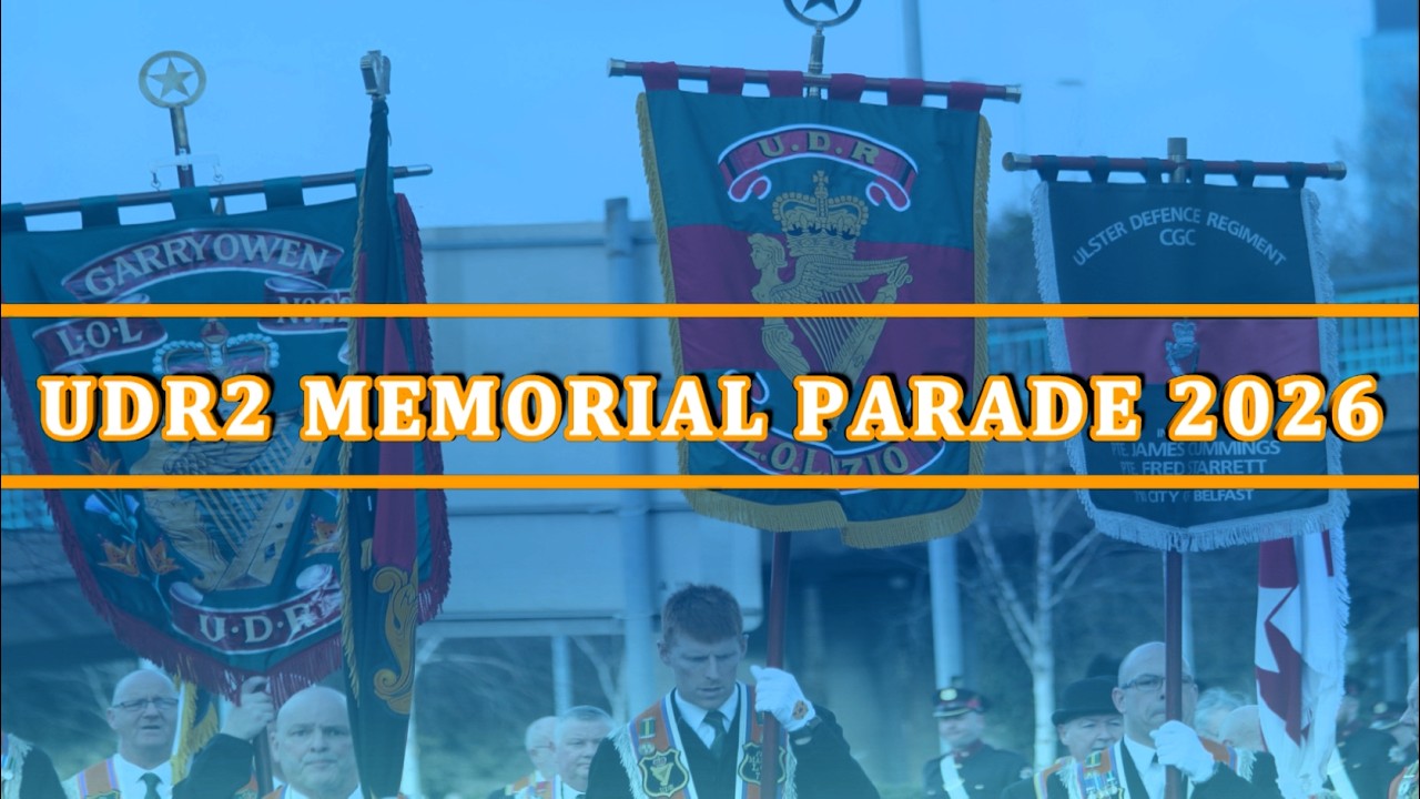 UDR2 Memorial Parade Belfast 28th February 2026 (Full Parade & Service)
