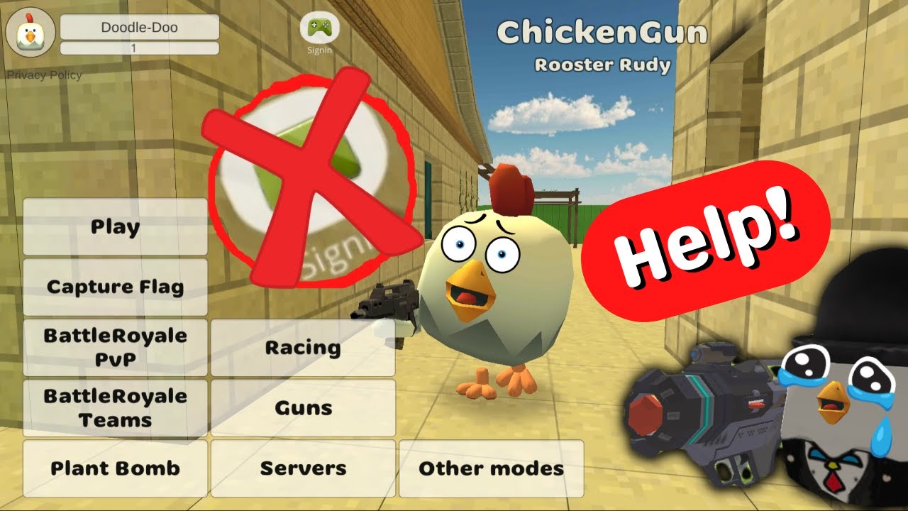I Lost My Chicken Gun Account...😭