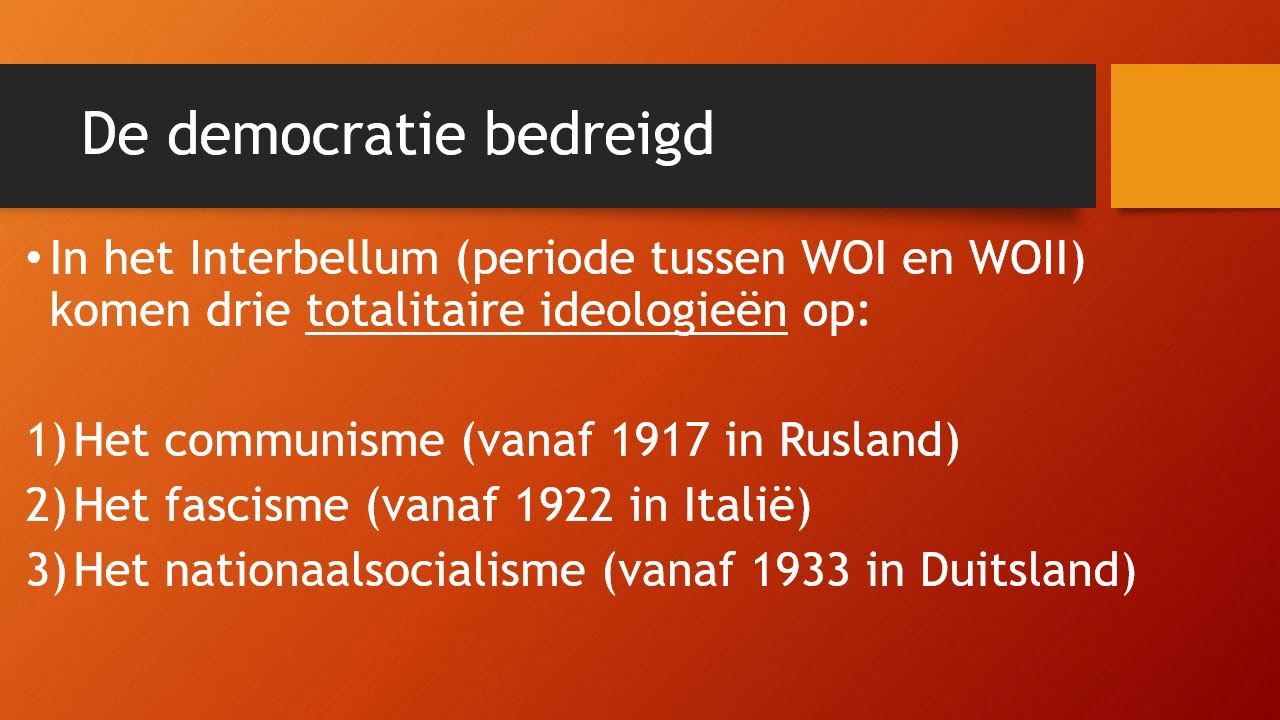 3.1 Verzuiling, crisis en bezetting