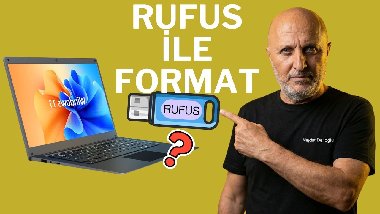 USB Den Format Atmak | Rufus İle Kolay ve Hızlı USB Formatı | Eski Bilgisayarlar İçin Pratik Çözüm