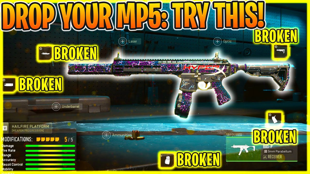 Drop your MP5 for THIS! (Best BAS-P Class Setup + Tuning) - MW2