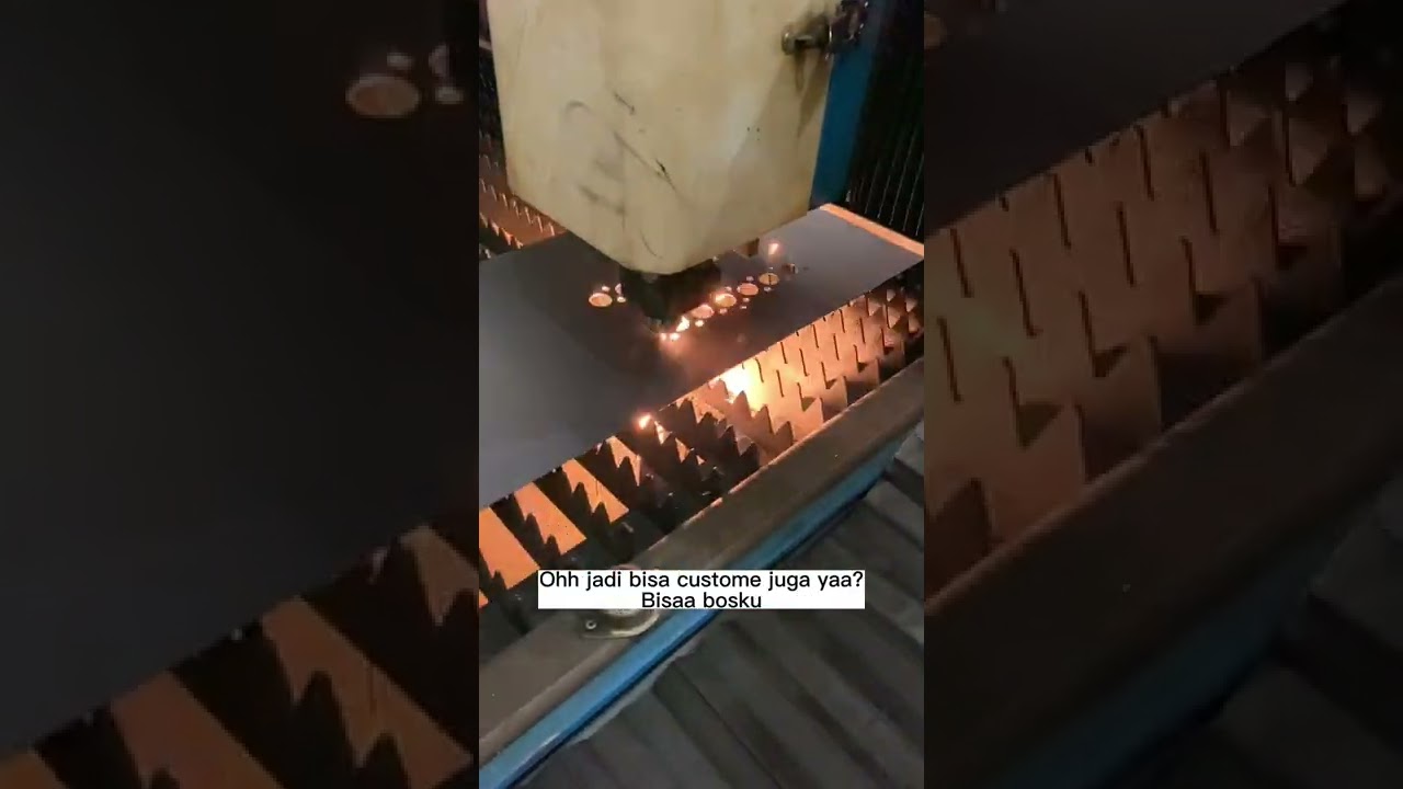 Lagi buat kerangka mobil #lasercutting #laserfiber #fabrikasi #yogyakarta #besi #argonesia