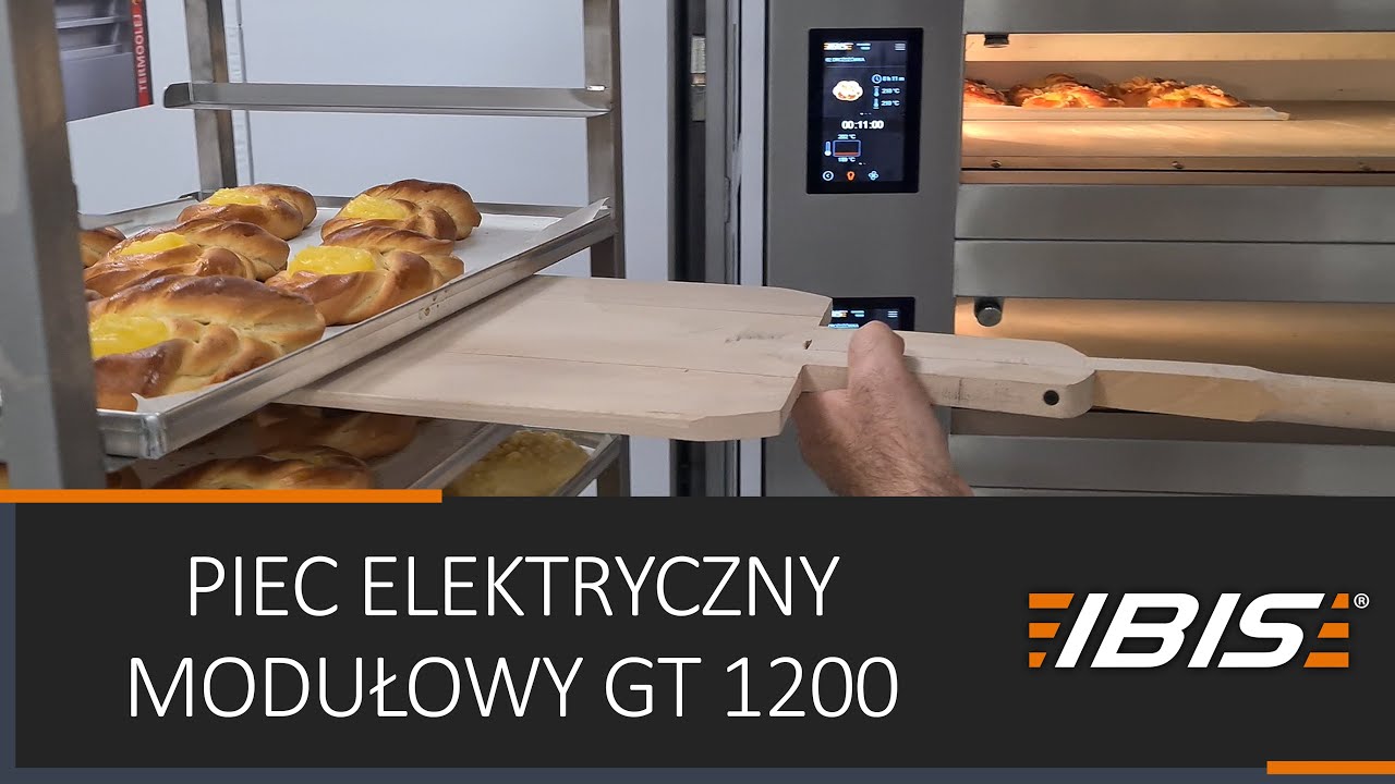 Równomierny wypiek drożdżówki - piec elektryczny cukierniczy IBIS GT 1200