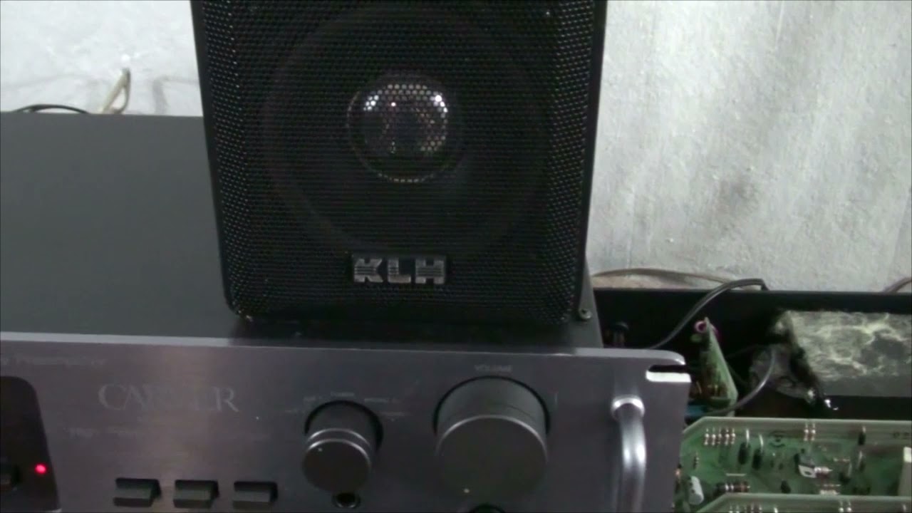 Carver M1.5 Amplifier - Demo of the Problem