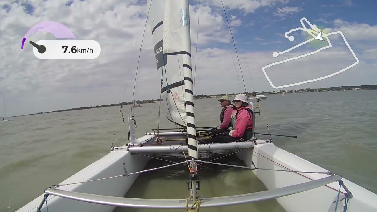 Mixed fleet racing at Meningie Sailing Club 7th Feb 2026