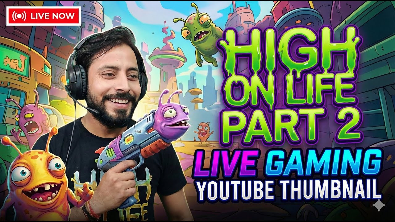 High On Life Gameplay Part 2 - LIVE | Ye Guns Chup Nahi Hoti! 😂 (hindi) by godwadigamer