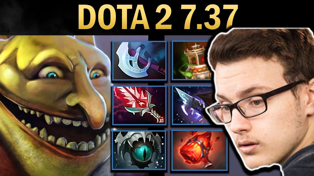 Techies Gameplay Miracle with Skadi and Manta - Dota 2 7.37