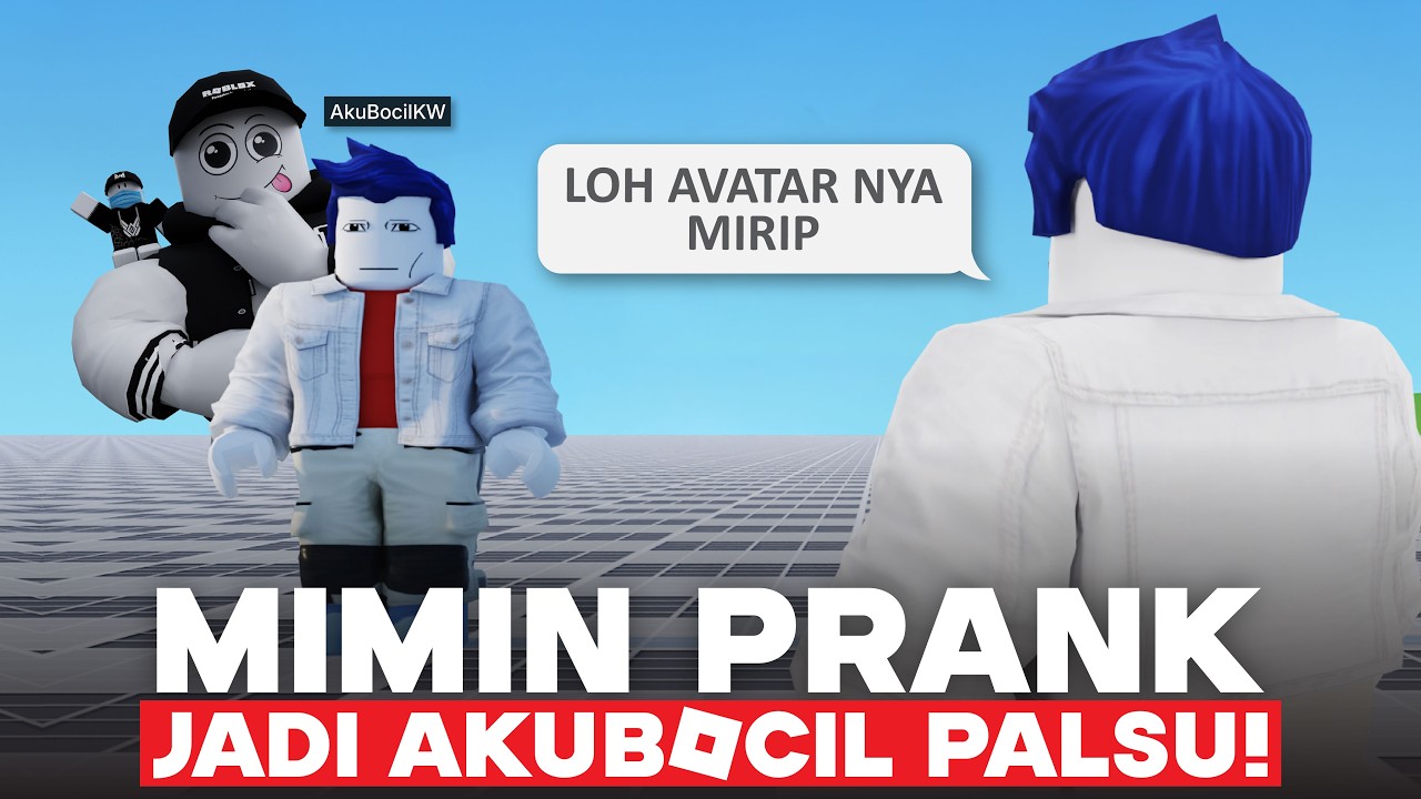 MIMIN PRANK JADI AKUBOCIL PALSU!! DIA SAMPE MARAH....