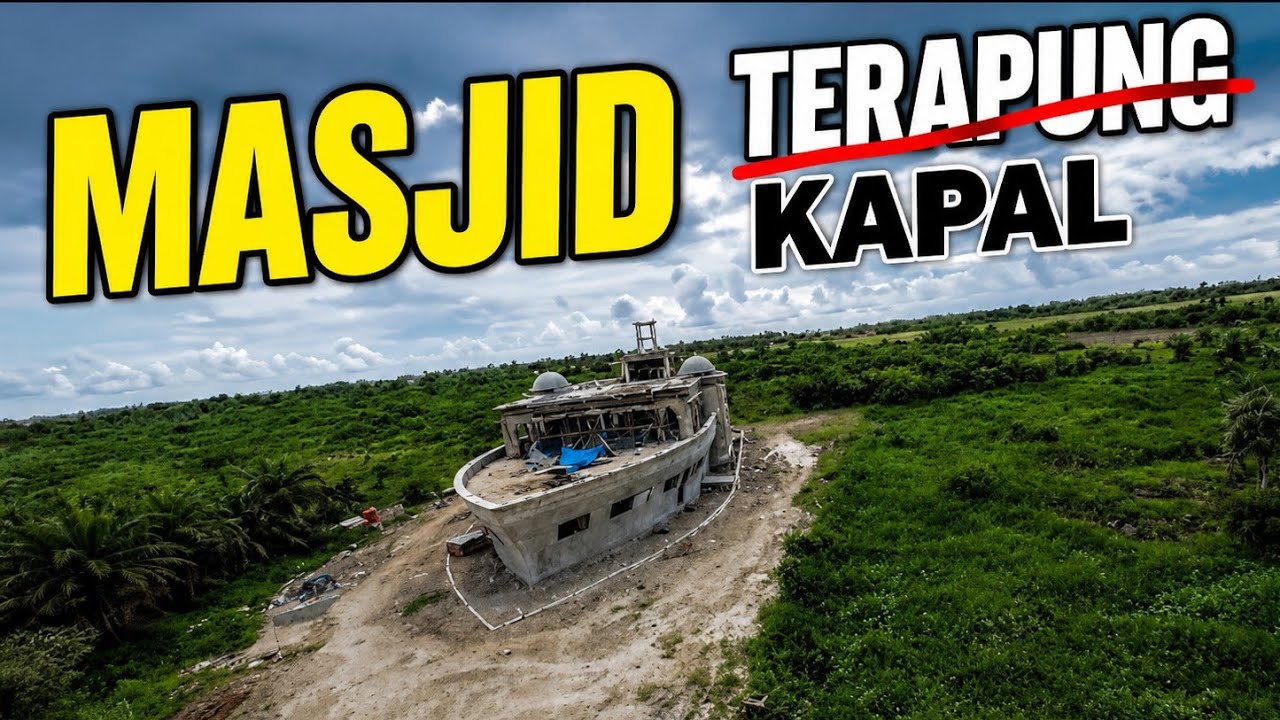 MASJID TERUNIK DI PADANG | MASJID KAPAL