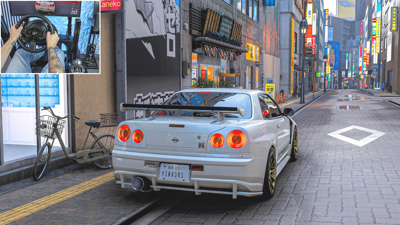 Forza Horizon 6 | Nissan Skyline GTR V-Spec II | Thrustmaster T300 RS Gameplay