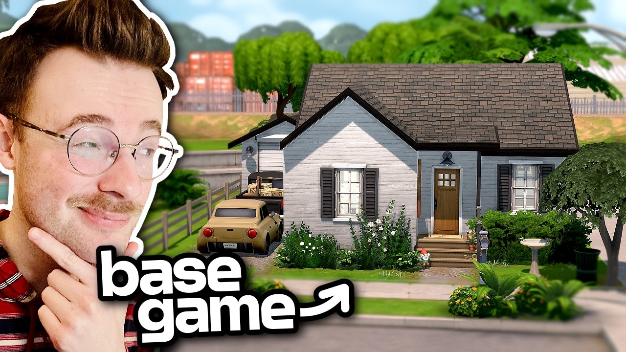 starting a *new* base game only save file in the Sims 4 🪴