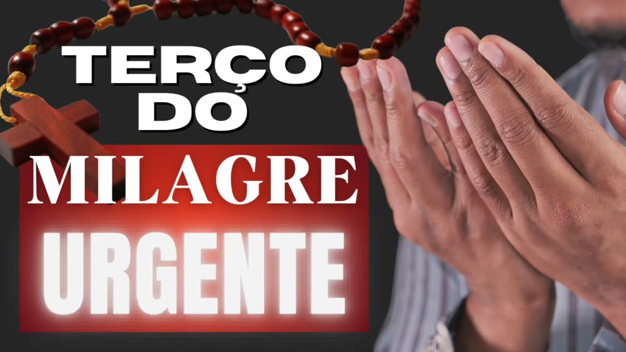 Terço do Milagre Urgente — “Apressai-Vos, ó Senhor, em socorrer-me.”