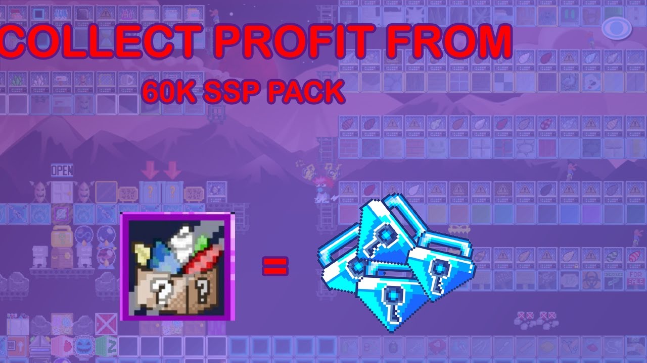 HOW MANY DL I GOT FROM 60K SSP PROFIT??? | GROWTOPIA