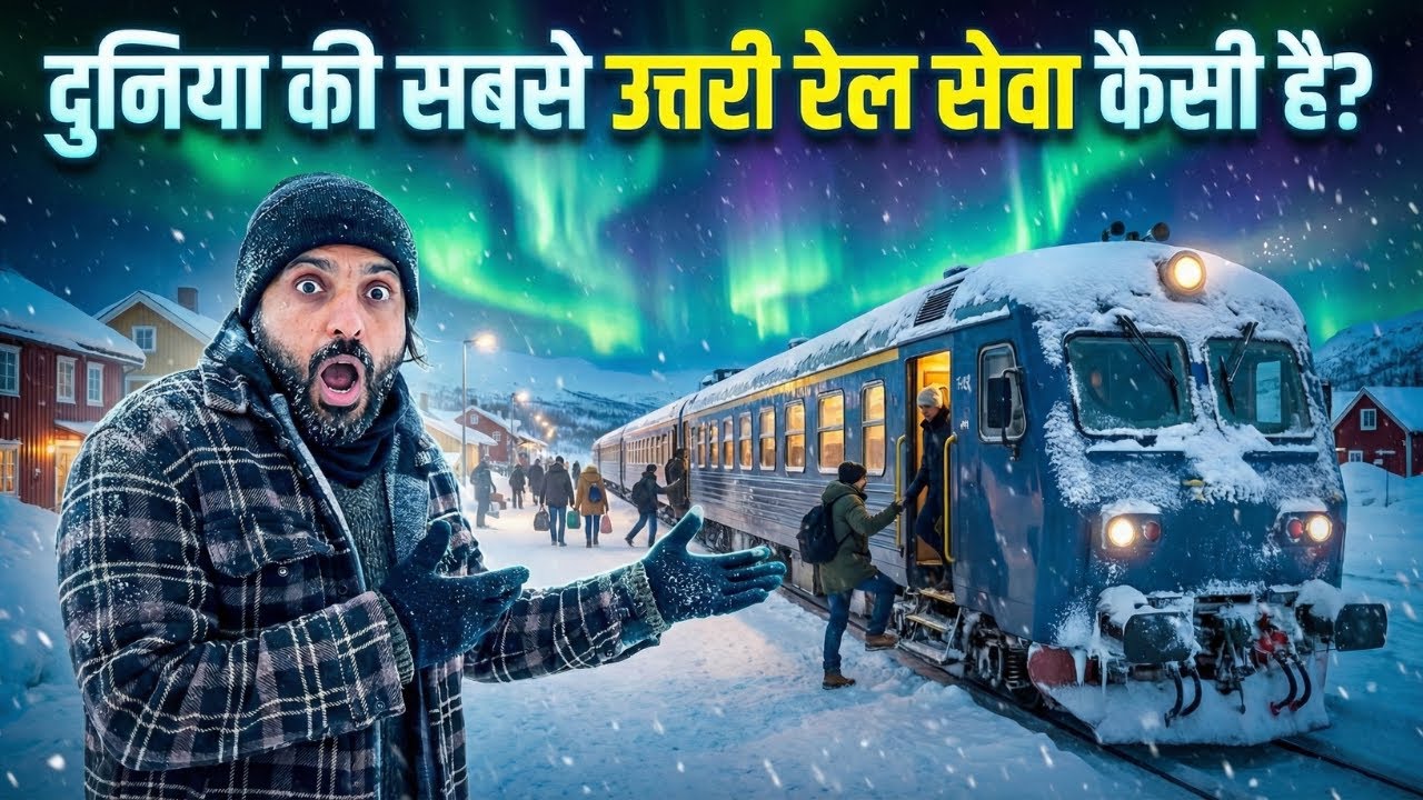 दुनिया की सबसे उत्तरी रेल सेवा कैसी है
