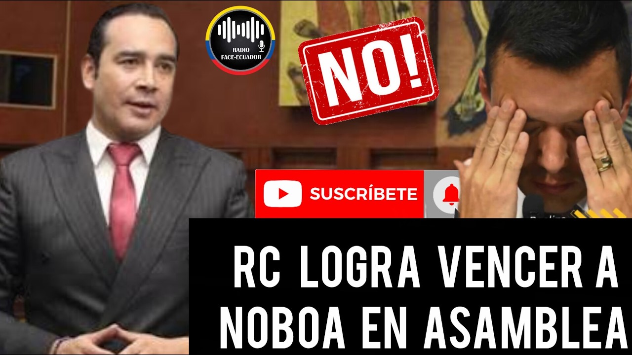 GOBIERNO SE LLEVA UNA DERROTA EN LA ASAMBLEA Y NO LOGRA LEVANTAR INMUNIDAD GONZÁLEZ NOTICIAS ECUADOR