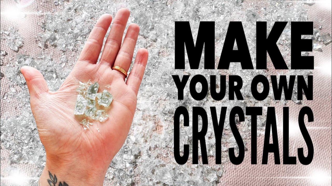 Turn Glass Into Crafting Crystals For Epoxy Resin Art - Safe & Easy!