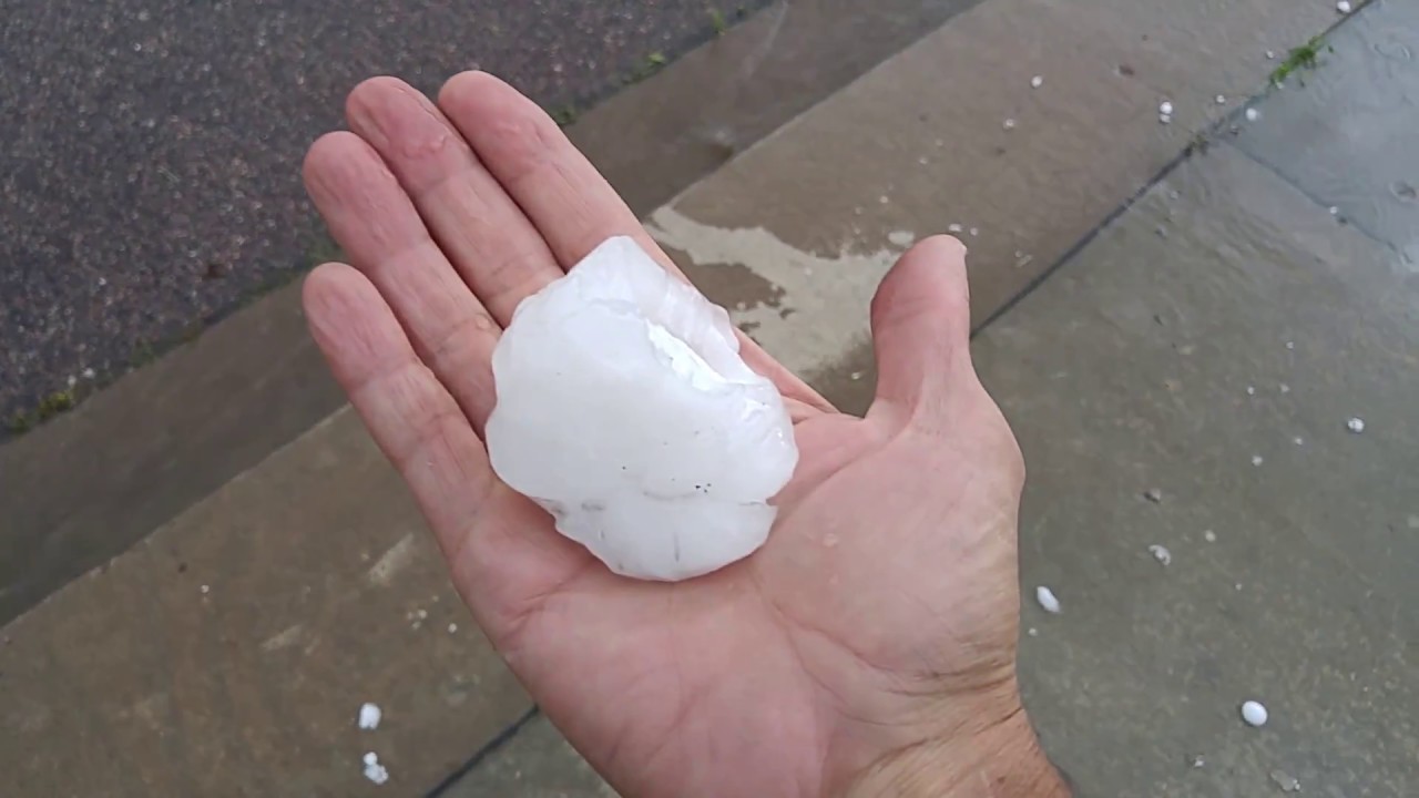 Again! Hail Storm Hits Fountain Colorado 3
