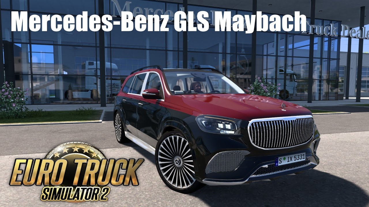 Euro Truck Simulator 2 Mods - Mercedes-Benz GLS Maybach 2023 1.7 1.57x